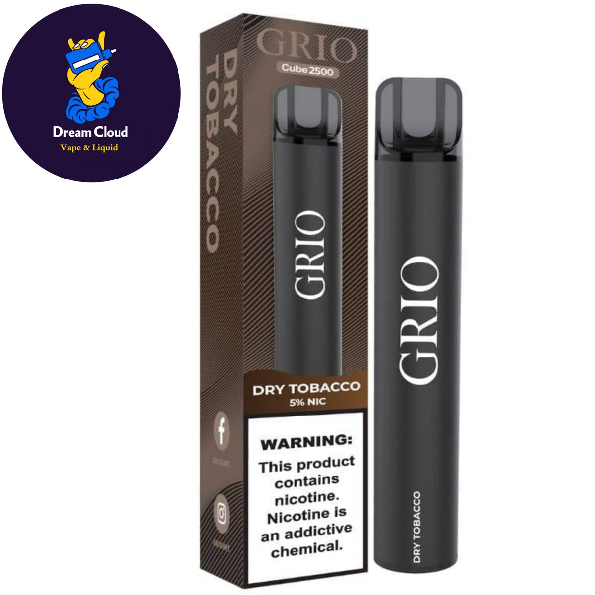 Grio Dry Tabacco 2500 puff